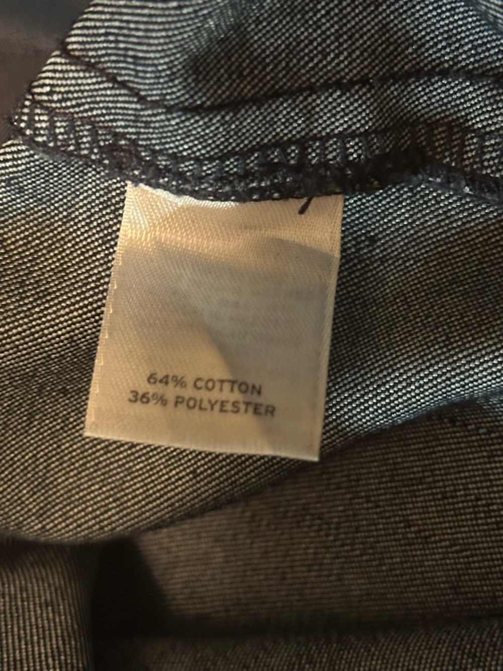 Halogen Taylor Fit Dark Wash Denim Trousers 10 NWOT - Picture 6 of 8